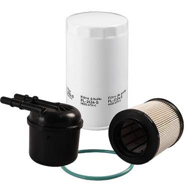 Imagem de FL2124S Filtro de óleo FD4615 Filtro de combustível serve para Ford F250 F350 F450 F550 F650 F750 F750 6.7L Powerstroke Motor Diesel Substitui FL2051S BC3Z-6731-B BC3Z9N184B