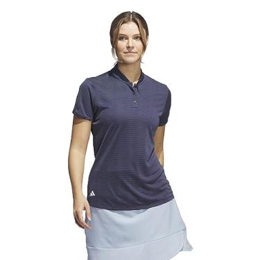 Imagem de adidas Camisa polo feminina Essentials Bolt, azul marinho, pequena