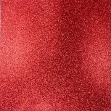 Imagem de EVA com glitter 40x60 Vermelho pacote com 5 folhas