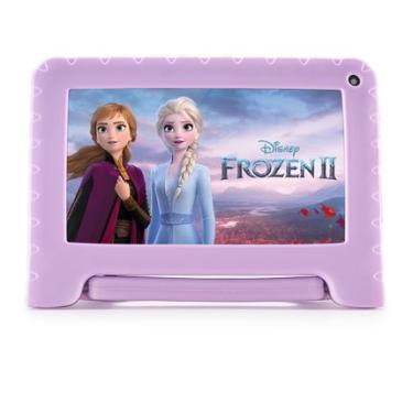 Imagem de Tablet Multi Frozen II com Controle Parental 2GB RAM + 32GB + Tela 7 pol + Android 13 (Go edition) + Processador Quad Core Preto -  NB398 NB398