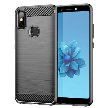 Imagem de Capas para Xiaomi Mi A2.Caso básico,Botão de pressão flexível / 360 ° Proteção completa,Anti-fingerpirnts