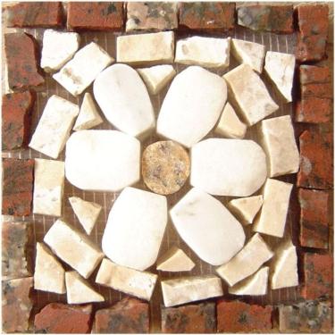 Imagem de Tozetto Mosaico Fiore - 13x13cm