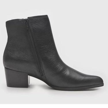 Imagem de Bota Feminina Bottero Couro Bico Fino Preto 349304-8