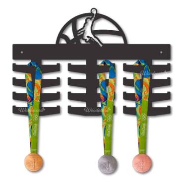 Imagem de Porta Medalhas Basquete Masculino Woodecora