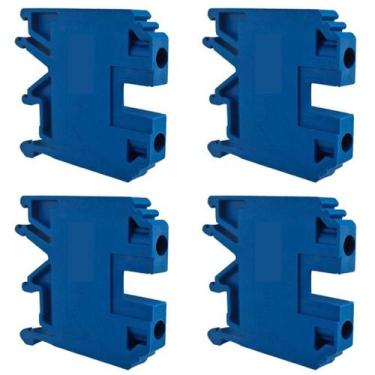 Imagem de Kit Borne SEK Azul  Cabo 2,5mm - SIBRATEC, 10 peças