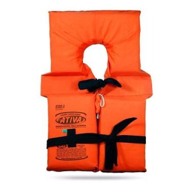 Imagem de Colete Salva Vidas Homologado Tamanho P Classe III - ATIVA