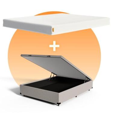 Imagem de Kit Colchão Emma One + Cama Baú Emma Casal