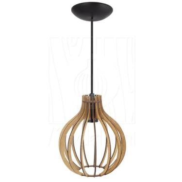 Imagem de Pendente Luminária Bali e27 Quarto Bancada Moderno Lounge - Madelumi, 