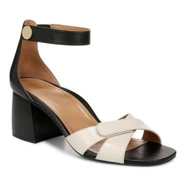 Imagem de Vionic Salinas Tênis feminino de salto ortopédico, Preto/creme, 35