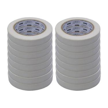 Imagem de Kit com 16 Fita Crepe Fina Uso Geral e Pintura 18mm X 50m - KOKAY, 077