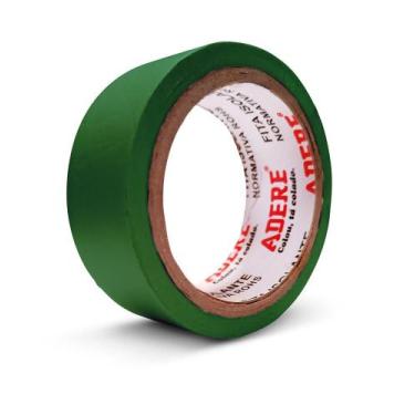Imagem de Fita Isolante Antichama 18mmx10m Verde Adere