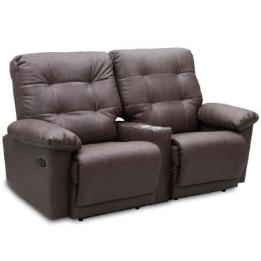 Imagem de Poltrona Retrátil Reclinável Manual Cinema 2 Lugares Holly T03 Couro C