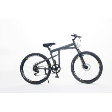 Imagem de Bicicleta Dobrável CARAVELLE ALUMINIO GRAFITE - OUTPLAY - Outplay Bike