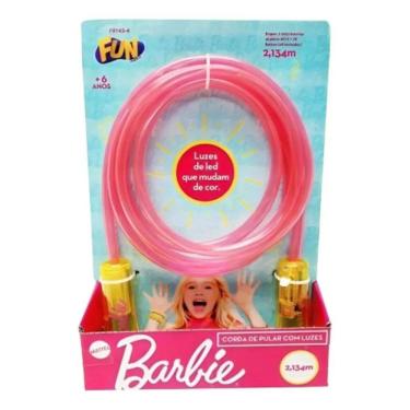 Imagem de Brinquedo De Pular Corda Com Luzes Da Barbie F0145-4 - Fun