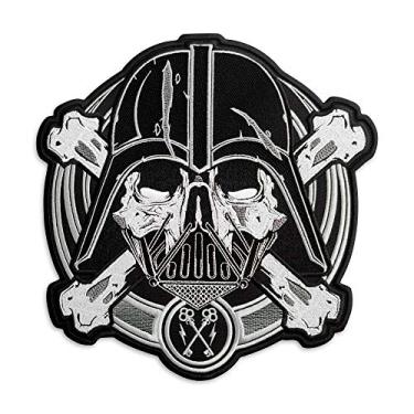 Imagem de Emblema bordado Star Darth Vader (Anakin Skywalker) caveira pirata (24,4 cm x 25,4 cm)