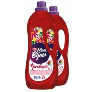 Imagem de Kit 2 Amaciante MonBijou Mais Proteção com 1,7L Bombril