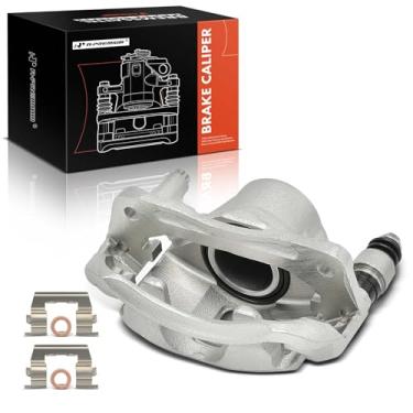 Imagem de A-Premium Conjunto de pinça de freio a disco com suporte compatível com Hyundai Accent 2000-2005, Excel 1990-1994, Scoupe 1991/1993-1995 e Mitsubishi Precis 1990-1994 - Driver dianteiro esquerdo