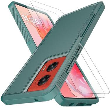 Imagem de Capa para Moto G Stylus 2024 5G [proteção contra quedas de grau militar de 3,5 metros] [antiderrapante] [2 peças protetoras de tela TPE HD] Capa resistente à prova de choque para Motorola Moto G