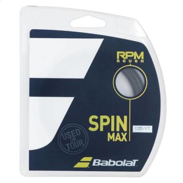 Imagem de Corda Babolat Rpm Rough 17 1.25mm Cinza - Set com 12 Metros