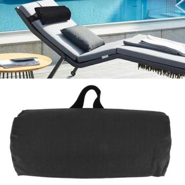 Imagem de Almofada Cabeça Acolchoada Macia Universal para Cadeira Gravidade Zero, Encosto Cabeça Almofada Cadeira Praia Com Enchimento Esponja Removível, Almofada Substituição Cabeça Salão