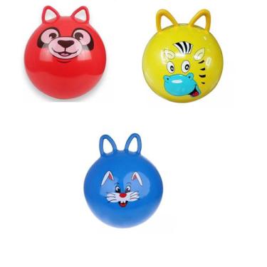 Imagem de Kit 10un Brinquedo Bola Upa Upa desenhos Pocotó coloridos - Mor, Nude,