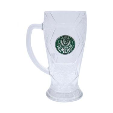 Imagem de Caneca Vidro Bola Futebol 630ml Palmeiras - mileno