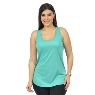 Imagem de Regata Nova Mullet Longa J Fenomenal (sem elasticidade), Verde jadel, 