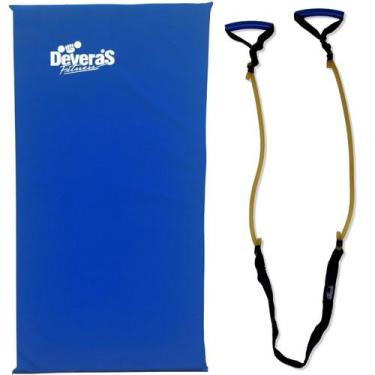 Imagem de Kit colchonete academia e elastico extensor de exercicios - Deveras, A
