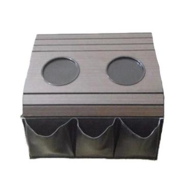 Imagem de Kit 01un Esteira Bandeja Sofá C/porta Copo controle e 01un Porta Copo 