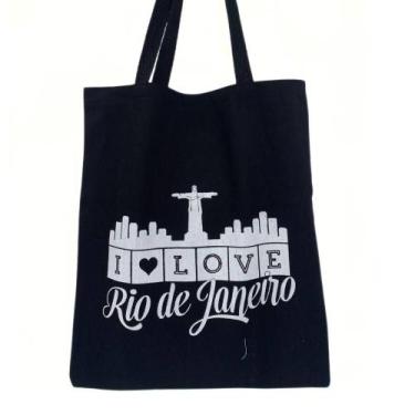 Imagem de Bolsa Ecobag 100% algodão Black I 3 RIO DE JANEIRO - CARIOCA MAIS