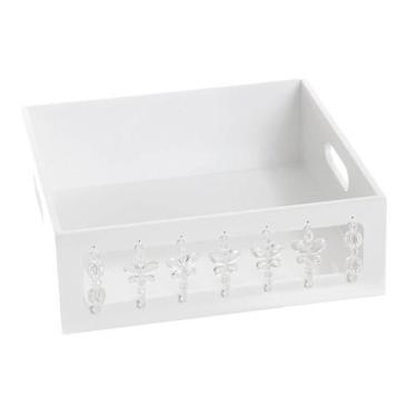 Imagem de Bandeja Borboletas Transparentes Quarto Bebê Infantil Menina Menino - 