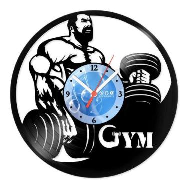 Imagem de Relógio De Parede Disco Vinil Esportes - Iron Gym - VES-120 - Modernar
