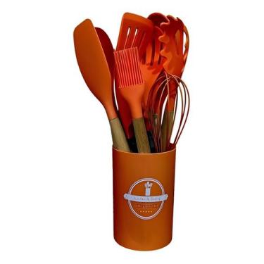 Imagem de Conjunto De Espatulas Colheres Concha Silicone Resistente - ZEM