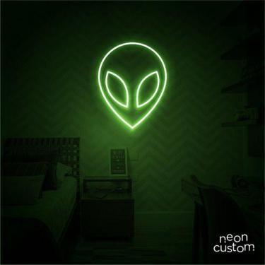 Imagem de luminaria letreiro Neon Led Et 60x50 luminoso decoração p/ selfie - Ne