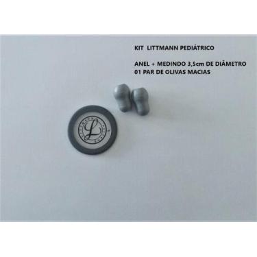 Imagem de Kit Reposição P/ Estetoscópio Littmann Pediátrico cinza