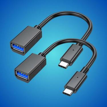 Imagem de Kit Adaptador Tipo C Usb Cabo OTG Conector Conversor - Escolha Seu Kit