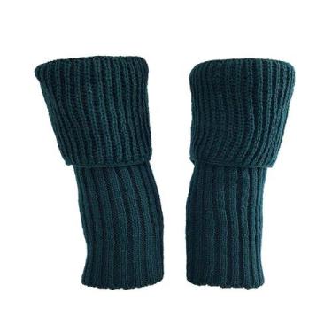 Imagem de Polaina Katlen Tricot Modelo Fang, Verde, 70% Poliéster / 30% Acrílico