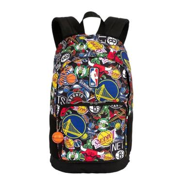 Imagem de Mochila Costas Escolar Grande Nba Begins Logos Sestini