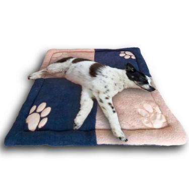 Imagem de Colchonete Almofada Cama PET Cachorro e Gato em Mantinha Soft Confortá