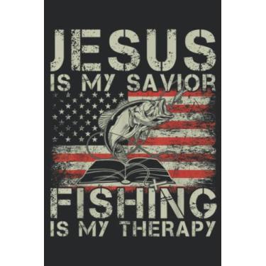 Imagem de RwG Jesus And Fishing Funny Christian Fisher Fishman Good: Daily Planner Notepad To Do Schedule, Medium 6x9 Inches, 110 Pages, Printed Cover
