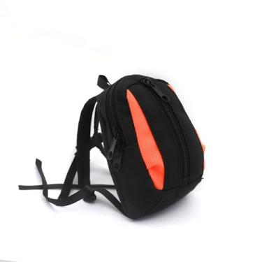 Imagem de RC Simulation Backpack Storage Bag Luggage Bag Handbag Decoration for LOSI 1/4 Promoto-MX Motorcycle Upgrade Parts Accessories (Black red)