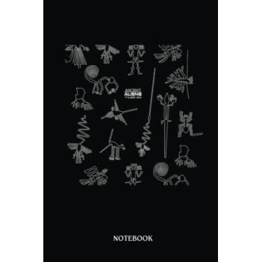 Imagem de Alien Notebook: Ancient Aliens Nazca Lines | Alien Journal, Lined Journal Ufo, Ufo Journal, Lined Journal Alien, Size 6 X 9", 120 Pages.
