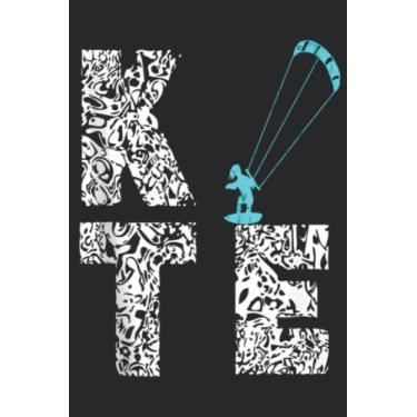 Imagem de Kite Surfer Kitesurfing Kiteboard Windsurfing Surfing Nice: Lined Journal Notebook To Do Schedule, Medium 6x9 Inches, 100 Pages, Printed Cover