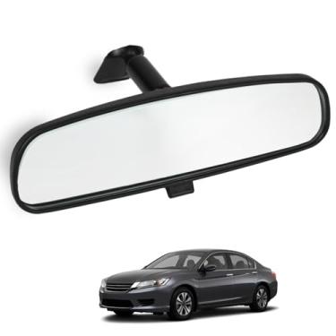 Imagem de YzusGomumu Espelho retrovisor de carro compatível com Honda 1998-2013 Accord 2006-2011 Civic 2000-2004 Odyssey 2002-2008 Pilot 2010-2014 CR-Z Insight Espelho Dia/Noite substitui 76400-SDA-A03