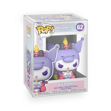 Imagem de Epic Collectibles Hello Kitty and Friends - Conjunto colecionável de bonecos de vinil Kuromi Unicorn Party com protetor de caixa Pop compatível com Funko
