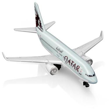 Imagem de Joylludan Modelo de avião Qatar380 1/400 Qatar380, modelo de aeronave para coleções e exibições