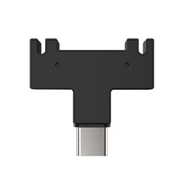 Imagem de Adaptador de extensão de plástico portátil tipo C macho para fêmea peças sobressalentes para estação Samsung DEX