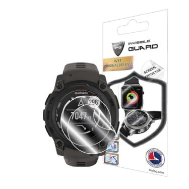 Imagem de IPG Para GARMIN Instinct E – Protetor de tela de hidrogel Smartwatch de 40 mm (2 unidades) Película transparente HD invisível antiarranhões - suave/autorreparação/sem bolhas para Ins/E40mm