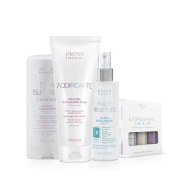 Imagem de Amend Essencial Fluído 180ml + Leave-in 180ml + Masc 250ml + Ampola Ki