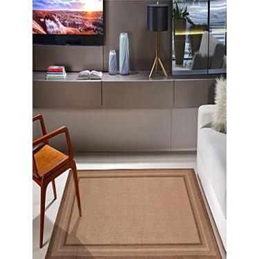 Imagem de Tapete para Sala Sisal Eco-Nature Moldura 70 Marrom 3,00X4,00M - J Serrano